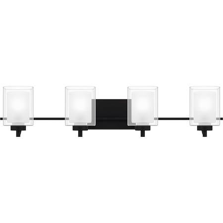 Quoizel Kolt Bath 4 Lights Matte Black KLT8904MBK